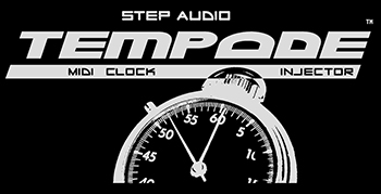TEMPODE MIDI Clock Generator Injector Pedal by Step Audio